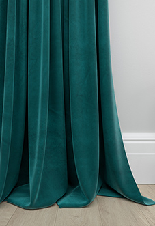 Ultra Luxe Velvet, Deep Teal - Made to Measure Curtains